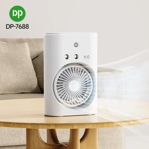 4-Inch Cooling Fan with Spray & 4000mAh Battery (DP-7688)