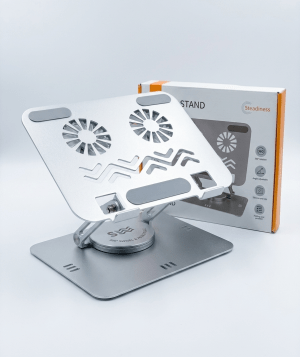HAWK L018 Adjustable 360° Laptop Cooling Stand with Dual Fans
