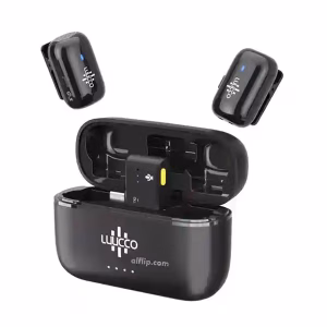 Luucco Minipods Mini Wireless Microphone with Charging Case