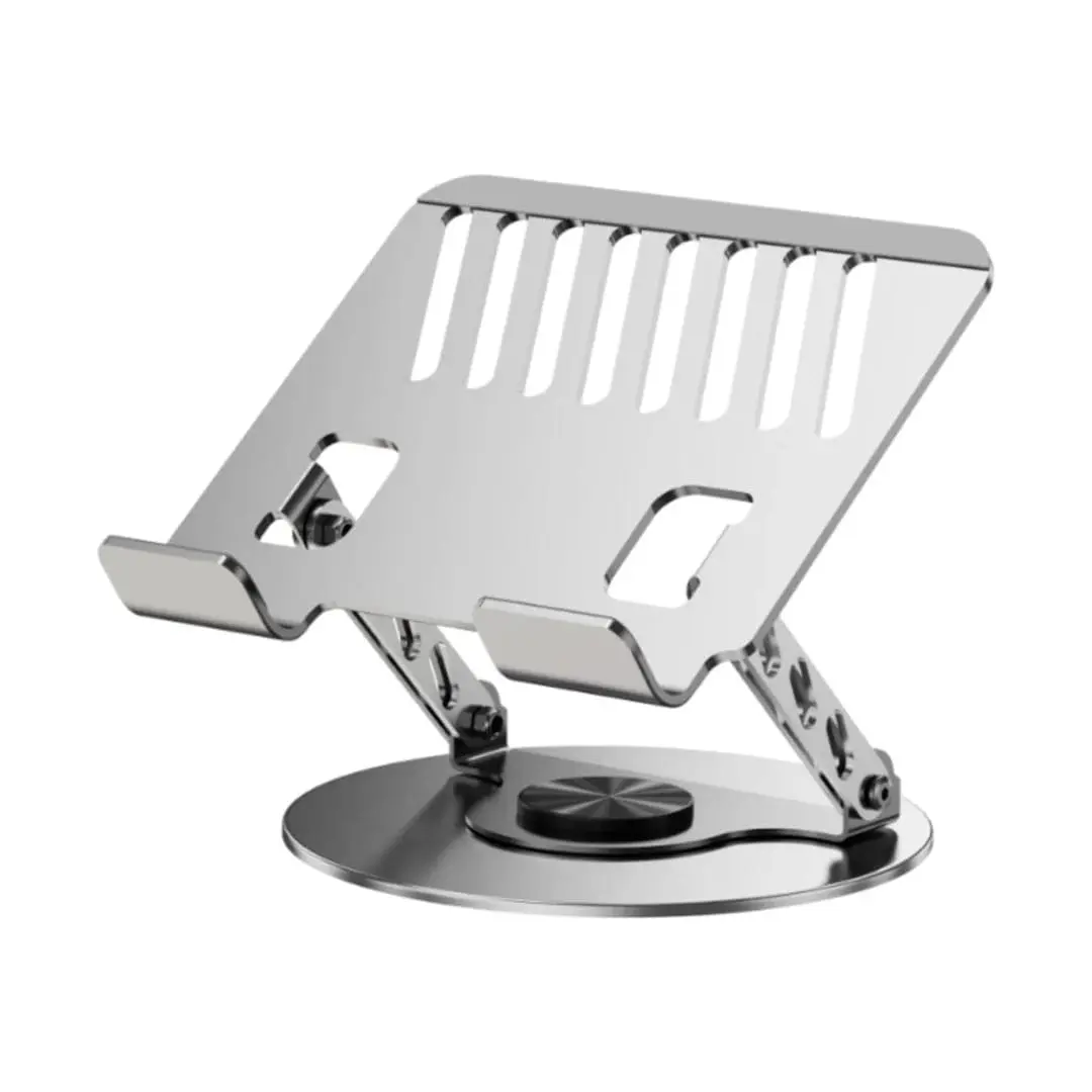 JBQ Adjustable & 360° Rotating Aluminum Laptop Stand - Image 3