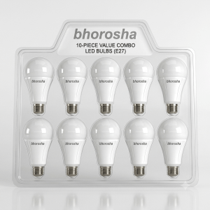 BYCAP 30W LED Bulb (Pack of 10) – Bright & Long-Lasting Illumination