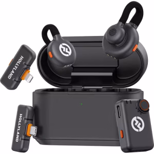 Hollyland LARK M2S Ultimate Combo Wireless Microphone (2TX + USB-C, Lightning & Camera Receiver)